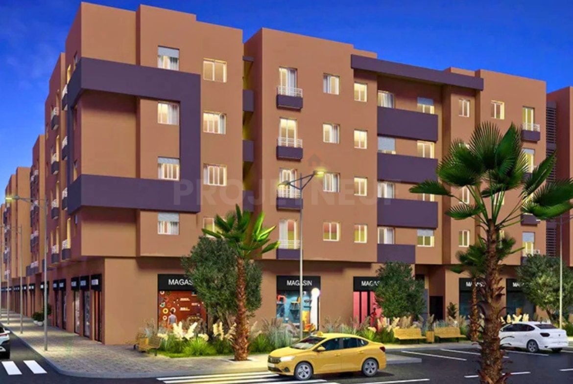 Appartements et Duplex neufs  “subventionnés” à M’Hamid – Marrakech